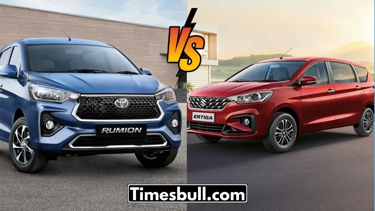 Maruti Ertiga Vs Toyota Rumion