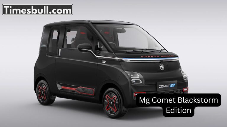 Mg Comet Blackstorm Edition: 5 Cool Features That Make It Special