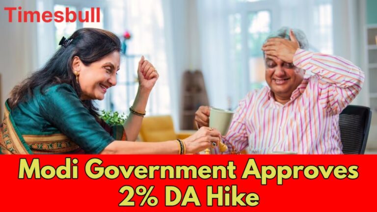 Modi Government Approves 2% DA Hike