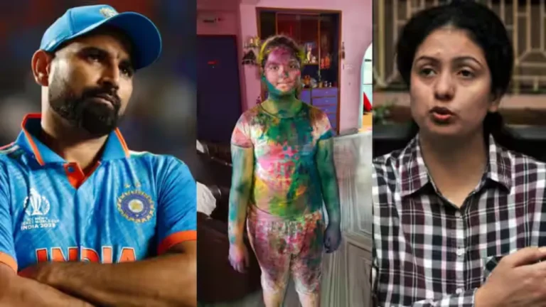 Mohammed Shami’s Daughter Plays Holi, Sparks Controversy Amid Religious Debate
