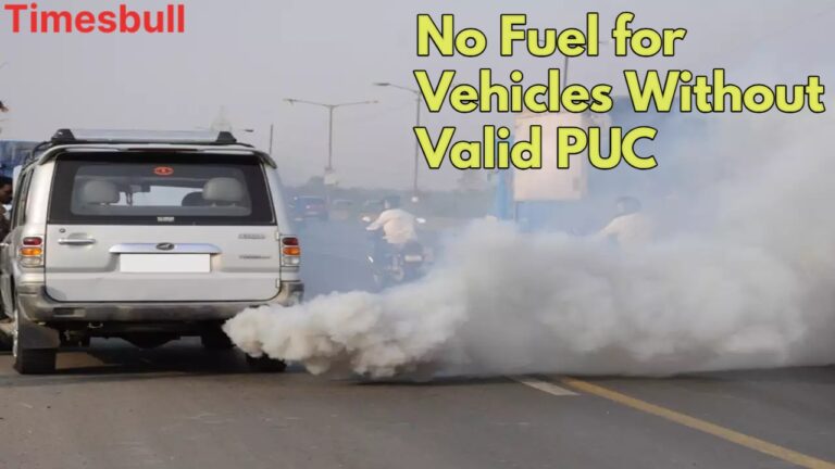 No Fuel for Vehicles Without Valid PUC