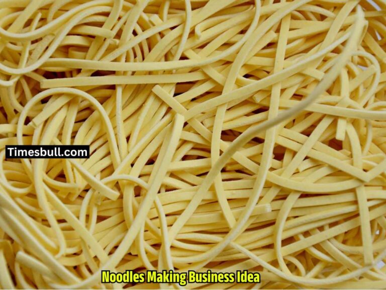 Business Idea: Start a Noodles-Making Business from Home and Earn Lakhs Every Month