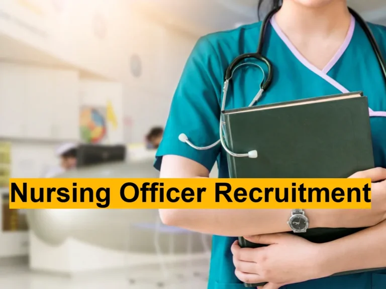 Nursing Officer Recruitment