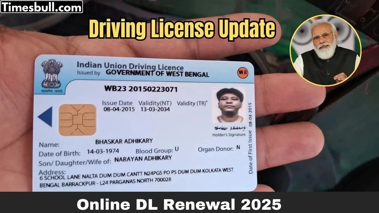 Online Dl Renewal 2025