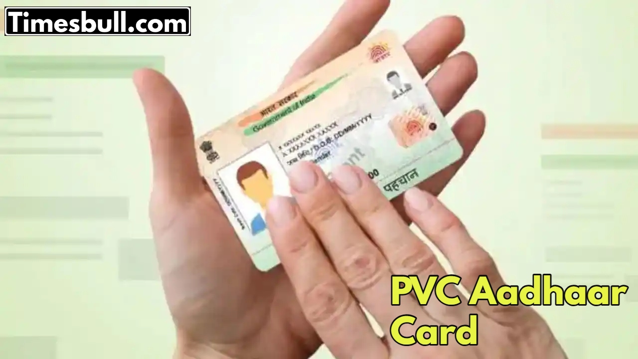 Get Your PVC Aadhaar Card...
