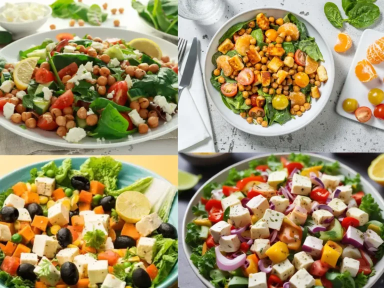 Paneer and Chickpea Salad Recipe