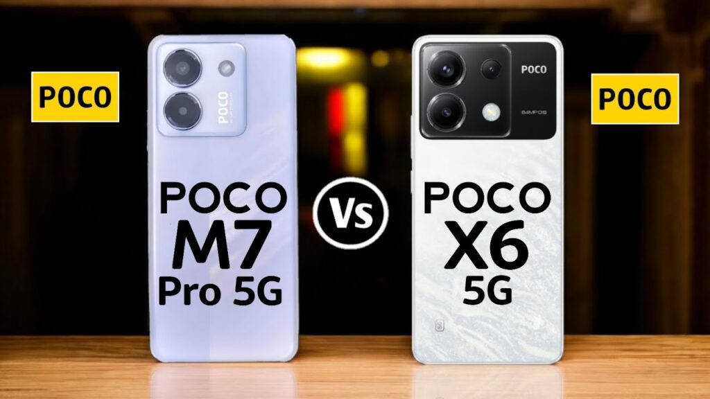Poco M7 Pro 5G VS Poco X6 5G: Choosing the Best Phone Under Your Budget