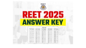 REET Answer Key 2025 – Level 1 & 2 Keys Out, Direct Download Links Here at reet2024.co.in