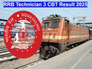 RRB Technician 3 CBT Result 2025 Out, Direct Link To Check