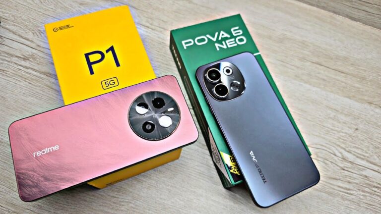 Realme P1 5G VS Tecno Pova 6 Neo 5G: A Complete Specs & Features Comparison