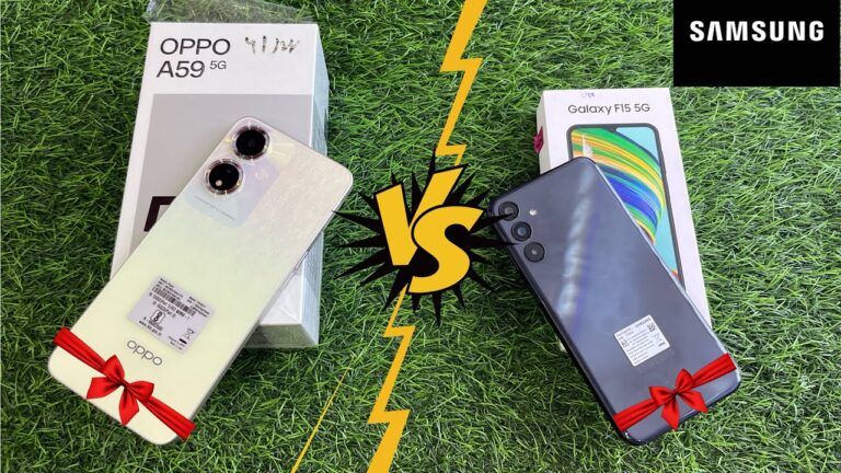 Samsung Galaxy F15 5G VS Oppo A59 5G: Design, Build & Features Compared