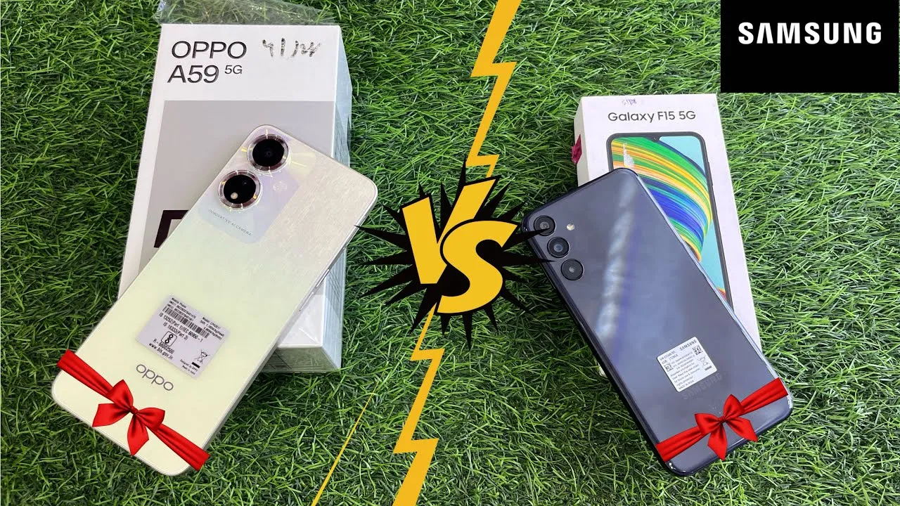 Samsung Galaxy F15 5g Vs Oppo A59 5g