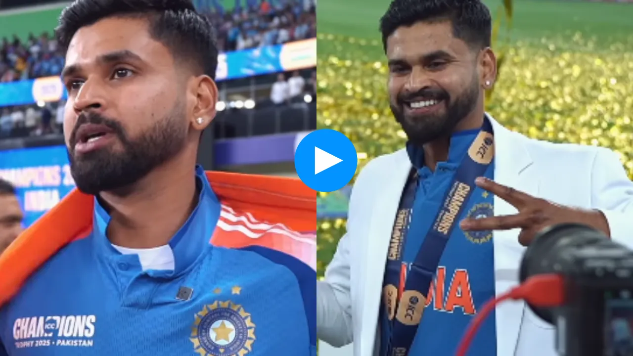 Watch: Shreyas Iyer’s Heartfelt Reaction...