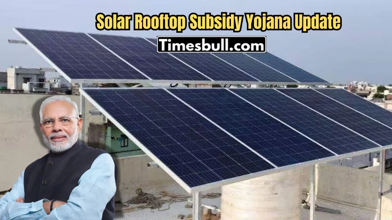 Solar Rooftop Subsidy Yojnaa Update