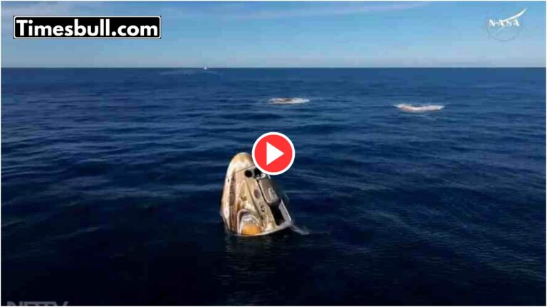 Sunita Williams’ Historic Space Mission Ends with Successful Splashdown, Watch the Video”