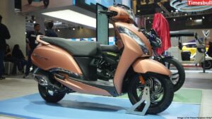 Exclusive! TVS Introduced India’s First CNG Scooter At The Bharat Mobility Global Expo 2025