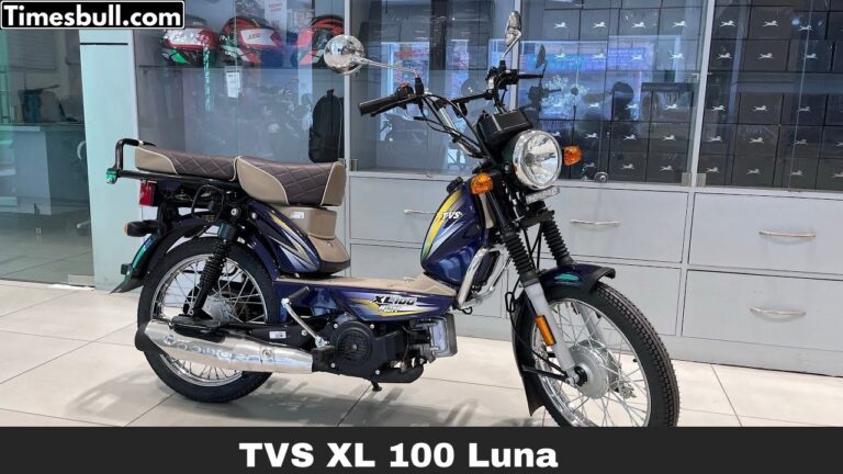TVS XL 100 Luna: 65kmpl Mileage, Powerful Engine & Loaded with Features – Starting at ₹45,999!