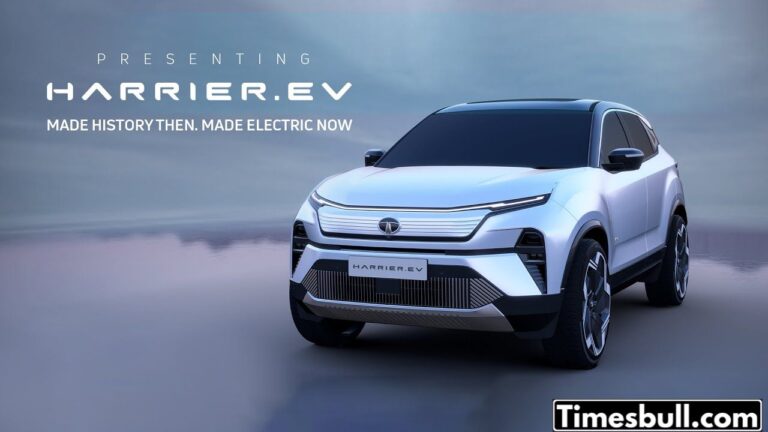 Tata Harrier EV: The New Electric SUV star on Indian roads