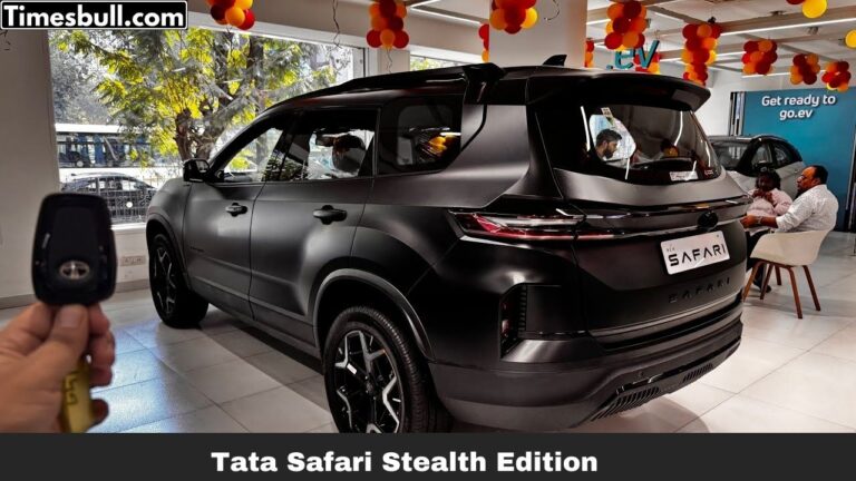 Tata Safari Stealth Edition: Explore the Matte Black Beast – Price, Specs & Features