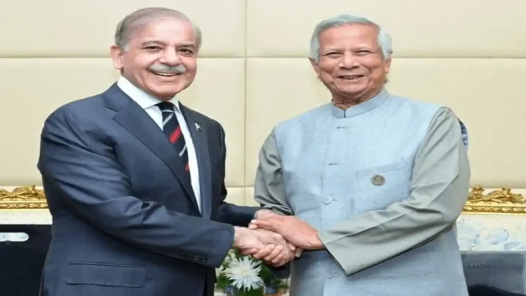 The friendship between Mohammad Yunus and Shahbaz Sharif is growing