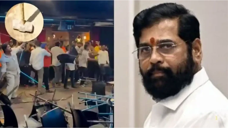एकनाथ शिंदे की उतारी गई इज्जत! फिर मचा हाहाकार, हथौड़ा लेकर पहुंच गई टीम, FIR हुआ दर्ज