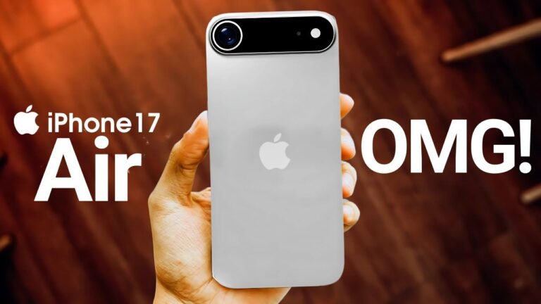 iPhone 17 Air: The Slimmest iPhone Ever with a Futuristic Design