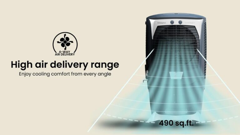 Best Deal For Summer: Crompton Ozone Royale 75 Litres Desert Air Cooler Now at Rs 10,299 with Bank Offers