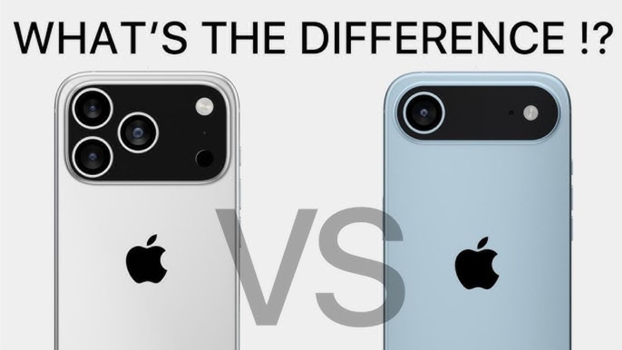 iPhone 17 Air vs iPhone 17 Pro Max A Comprehensive Comparison of Apple
