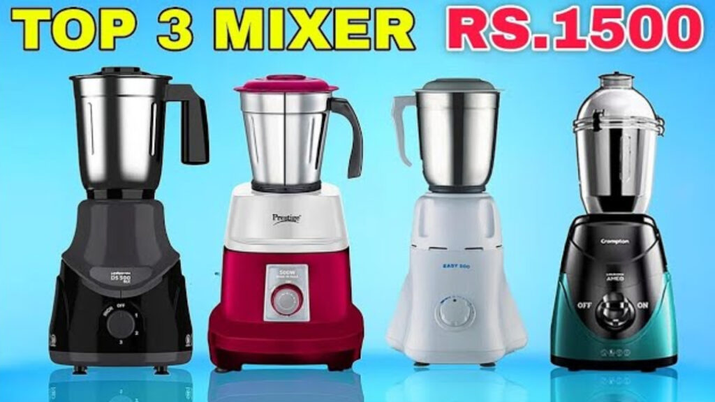 Top 3 Mixer Juicer Under Rs 1500