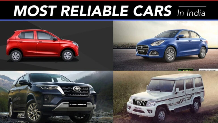 Top 3 Most Reliable Cars in India : Best Picks for Long-Term Performance
