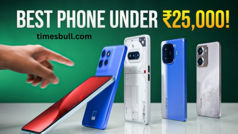 Top 5 smartphones under 25,000 rupees: excellent features, performance, and a powerful camera