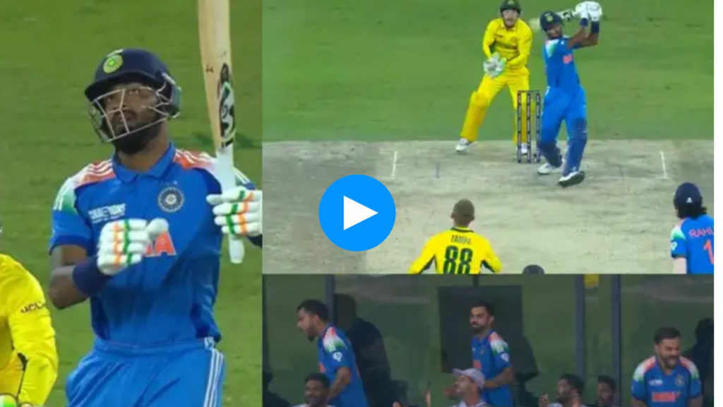 Watch: Hardik Pandya’s Two Towering Sixes Ignite Dressing Room Celebrations – Kohli & Gambhir Rejoice, Video Goes Viral!