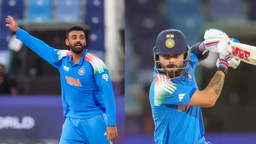 Varun Charavarty and Virat Kohli