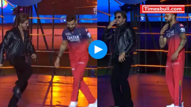 Watch: Virat Kohli Dances With Shahrukh Khan at IPL 2025 Opening Ceremony, Steals the Show With ‘Jhoome Jo Pathaan’ Moves!
