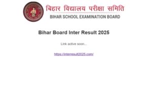 BSEB Result 2025 – Bihar Board 12th Results To Be Declare Today at interresult2025.com