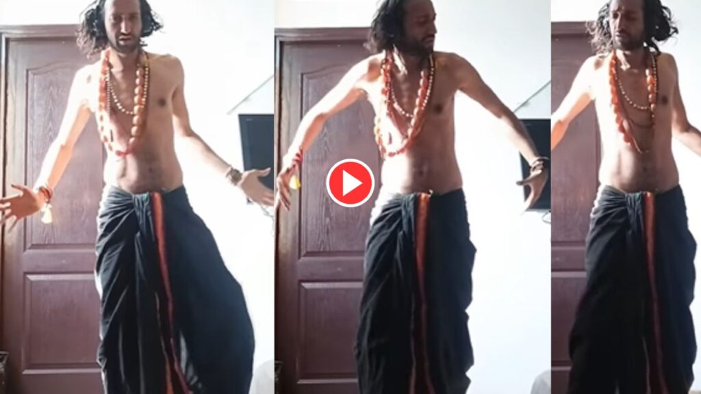 Viral Video: IIT Baba’s Unexpected ‘Tandav’ Dance After News Debate Clash – Watch Video