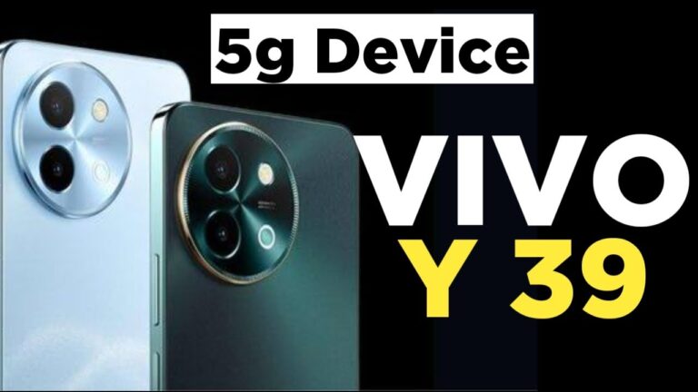 Vivo Y39 5G Launched With 8GB RAM And 6500mAh Battery, Know The Price