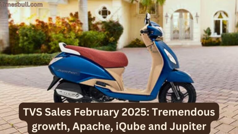 TVS Sales February 2025 Great growth, Apache, iQube and Jupiter sales increase