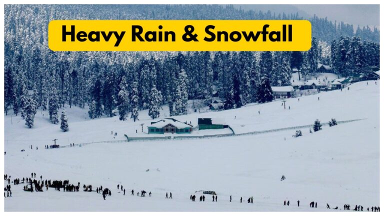 Weather Forecast – IMD warns heavy rain & snowfall in these States next 3 Days