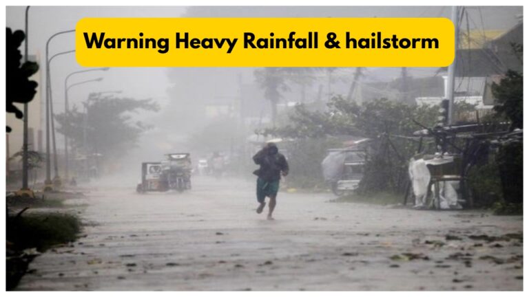 Weather Forecast –  IMD Warning Heavy to Very Rainfall & hailstorm in THESE states on Today