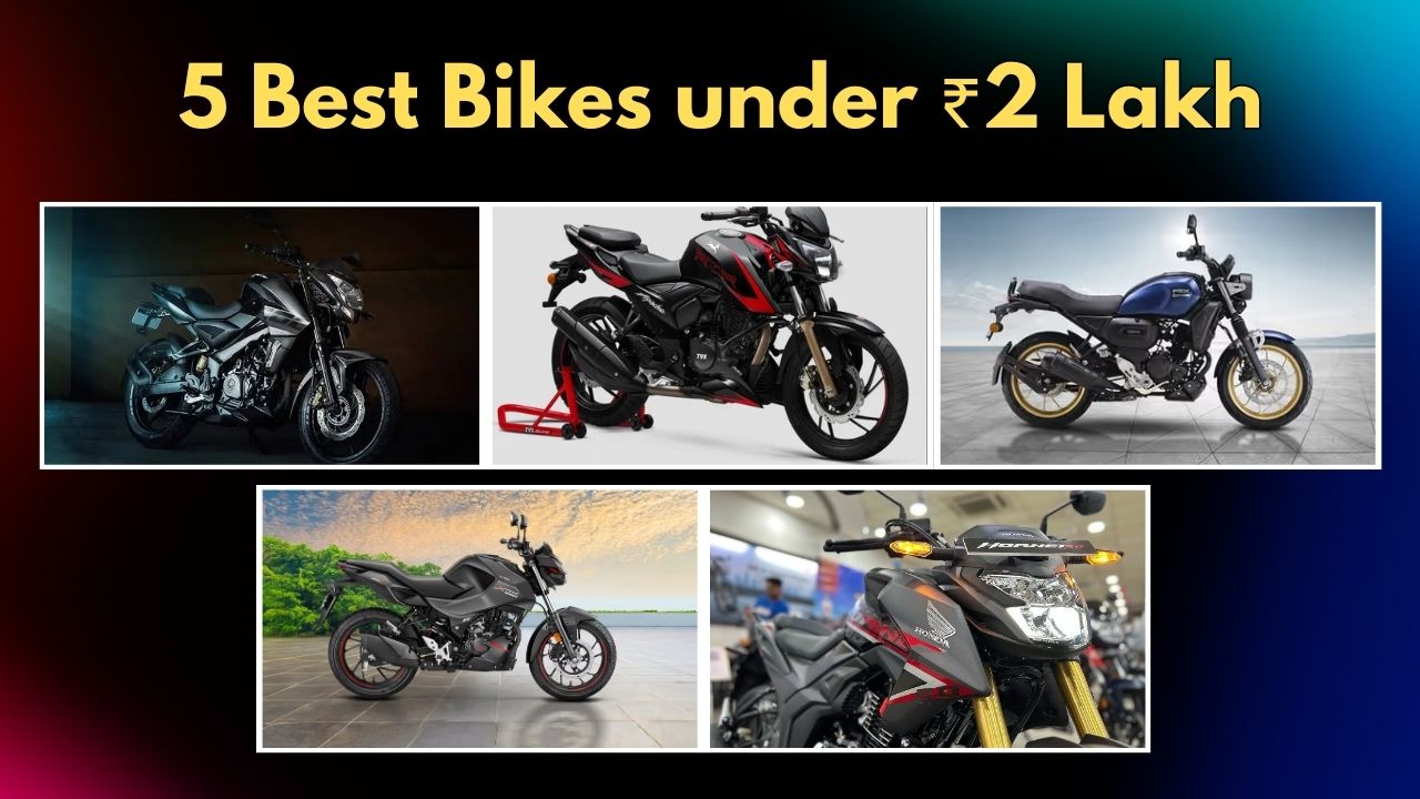 5 Best Bikes under ₹2 Lakh