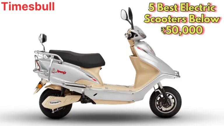 Top 5 Electric Scooters Under ₹50,000 in India with Best Range & Speed