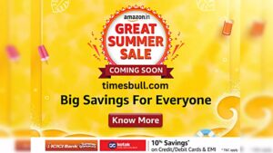 Amazon Great Summer Sale 2025 Starts May 1st – Big Discounts on Electronics, Laptops & More
