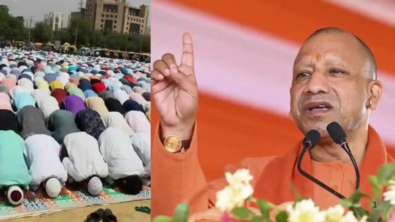 नमाज सड़क पर पढ़ा गया...