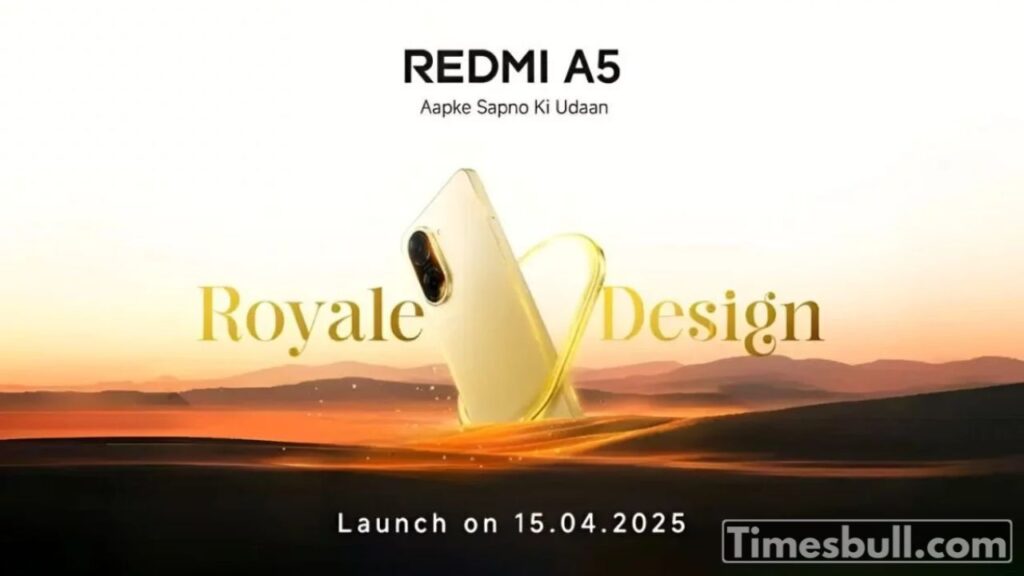 Redmi A5 Set to Launch in India with Big Display and Powerful Battery Under ₹10,000