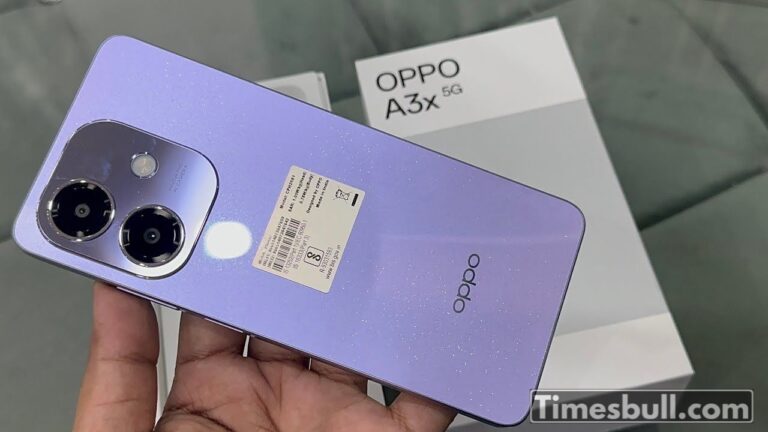 OPPO A3x 5G: Next-Level Speed with 128GB ROM and Dimensity 6300 at Lowest Price