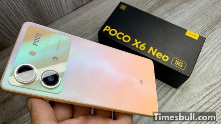 POCO X6 Neo 5G: Stylish Design with 108MP Camera and Dimensity 6080 at the Lowest Price