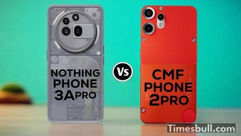 CMF Phone 2 Pro vs Nothing Phone 3A: A Comprehensive Face-Off Comparison