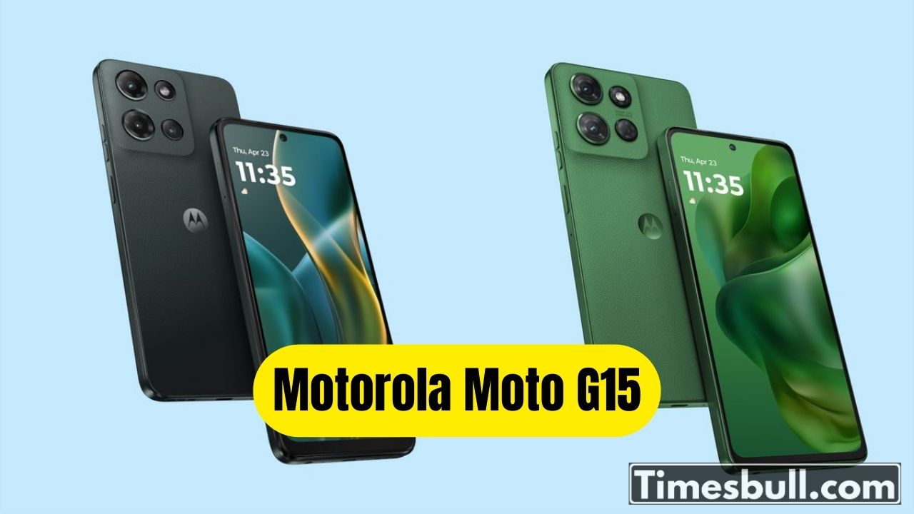 Motorola Moto G15: A