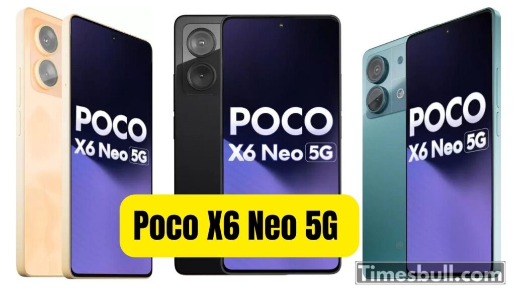 Poco X6 Neo 5G Price in India: 108MP Camera, 8GB RAM & Best Gaming Performance